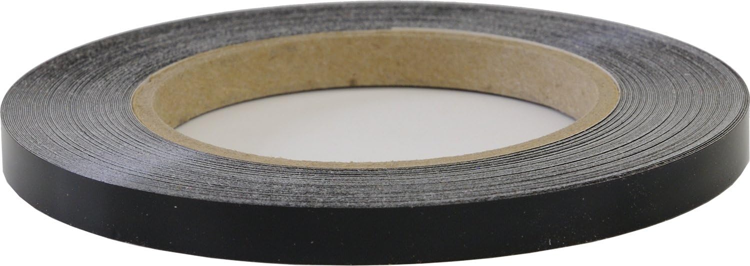 Solid Stripe for Auto Truck Boat - 3mil Vinyl - 1/4" x 50' - Black