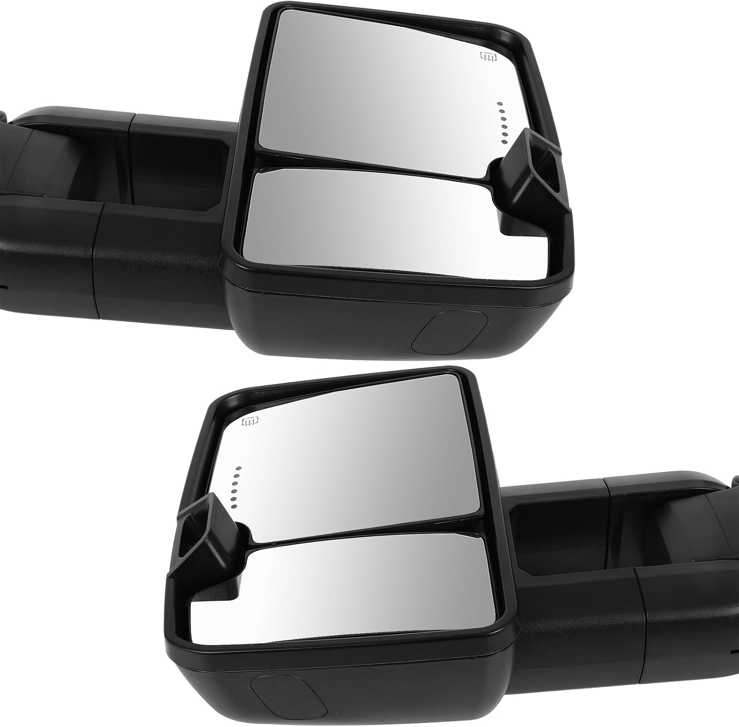 A Pair Towing Mirrors Fits 2007-2017 for Toyata Tundra, Power Adjusted View Mirror