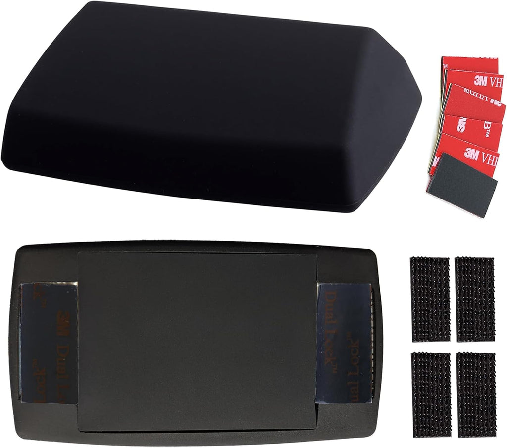 EZ Skin Bundle: Full-Wrap Silicone Skin for EZ Pass + Black Interlocking Strips = Discreet Look Inside & Outside Your Windshield! (Fits EZ Pass Mini/iPass)