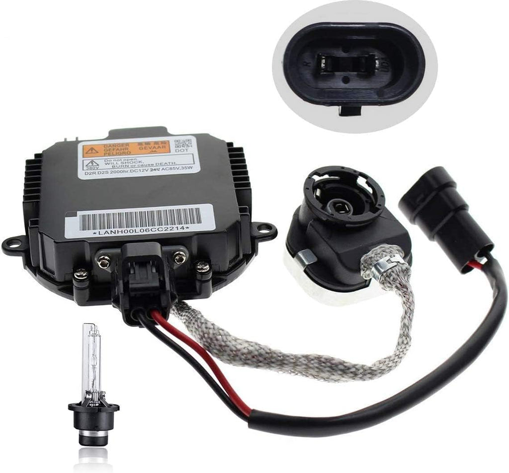HID Ballast with Ignitor - Headlight Control Unit - Fits Nissan Murano, Maxima, Altima, 350Z, Infiniti QX56, G35, FX35 - Xenon Ballast Replacement 28474-8991A, 28474-89904, NZMNS111LANA Xenon
