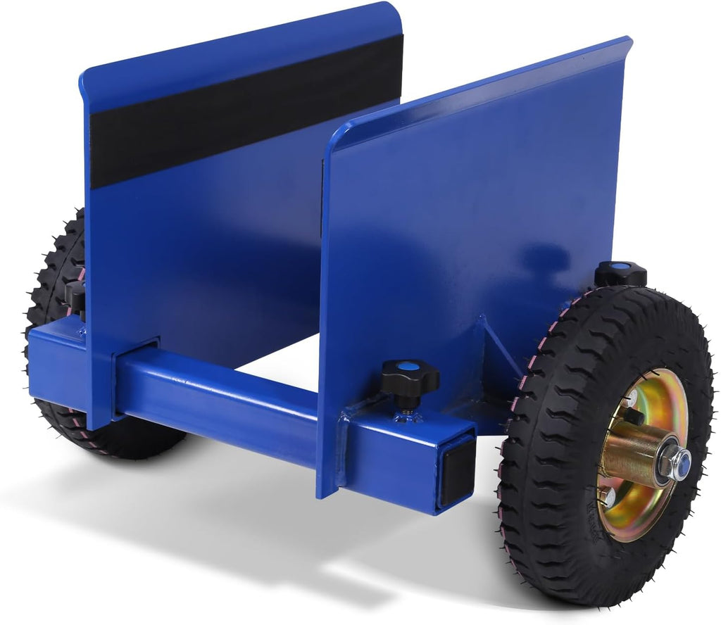 Heavy Duty Panel Dolly 550 lbs Capacity with Pneumatic Wheels | Heavy duty construction, reinforced load-bearing pneumatic wheels, adjustable clamp for drywall, plywood, doors, indoor &