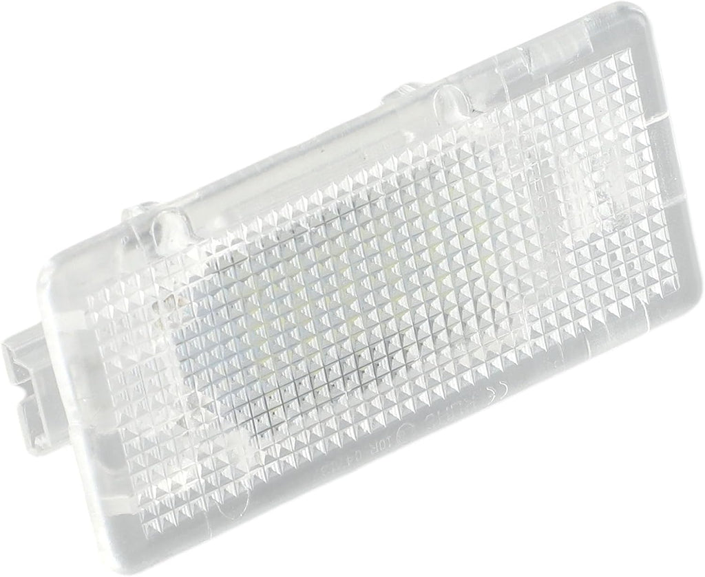 24LED White Trunk Lid Light for BMW E90 E92 E39 E60 - Bright Luggage Lamp Replacement Glove Box Footwell Illumination 78x39mm