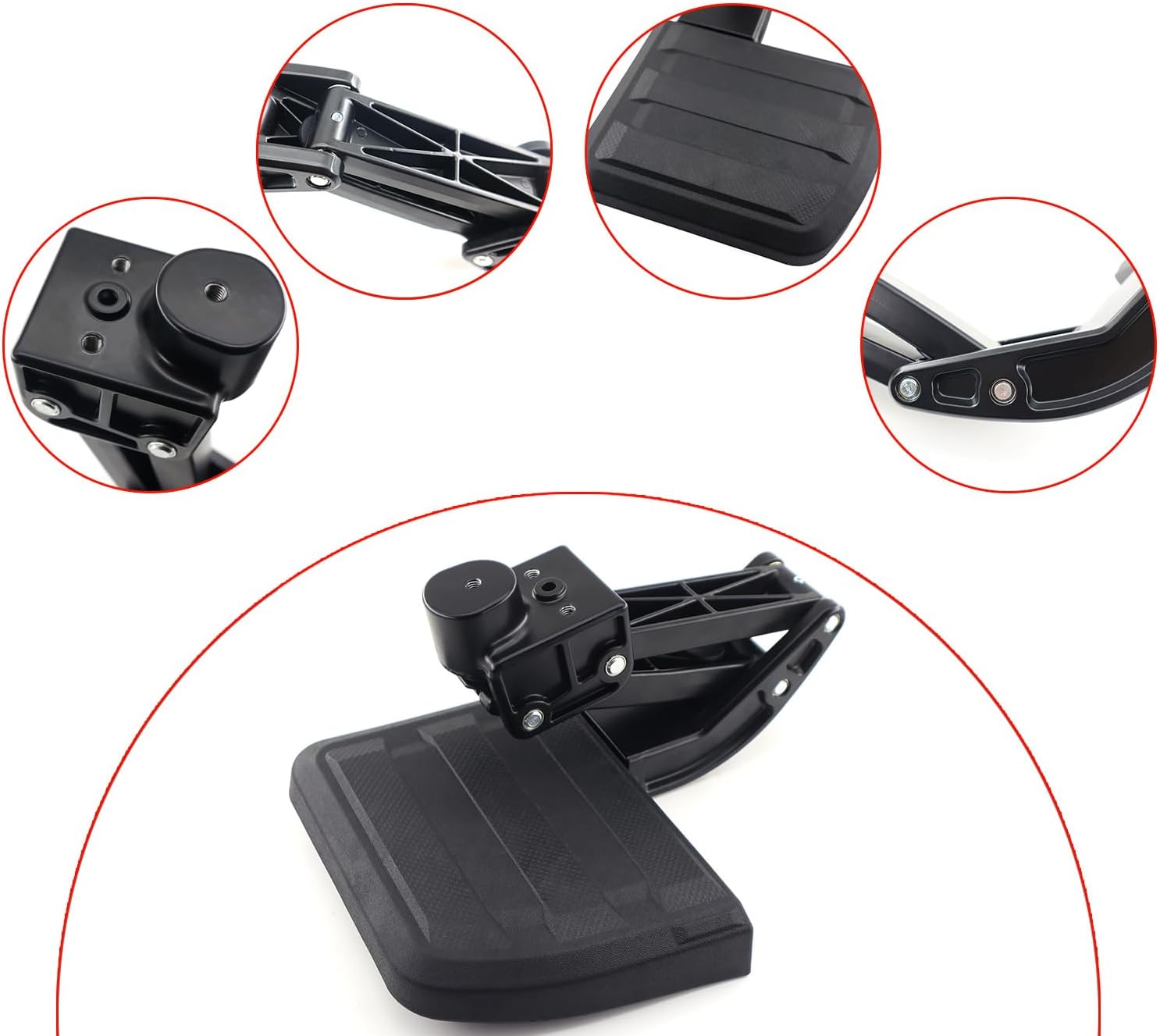 Rear Bed Step Tailgate Bedstep Compatible with Toyota Tacoma 2024 2025 2026, Folding Truck Step Retractable Bumper Tailgate Step Replace pt392-35920