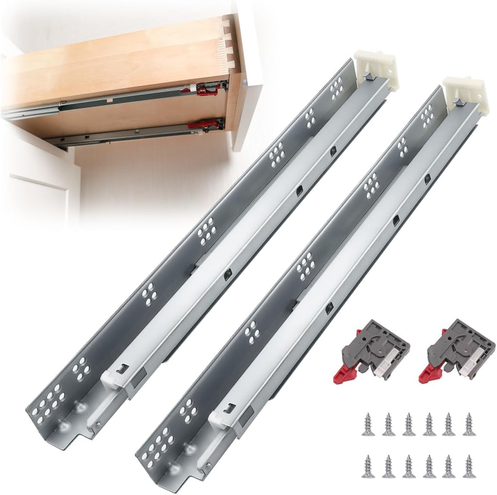 10 pairs 21 inch undermount drawer slides, self, main product view