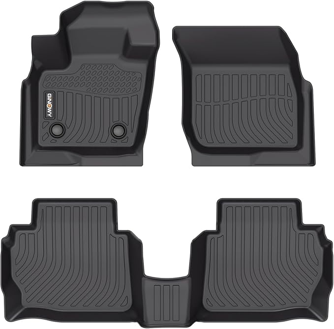GINOWY-Floor Mats for Ford Fusion & MKZ 2013-2016, TPE All Weather Protection by GINOWY