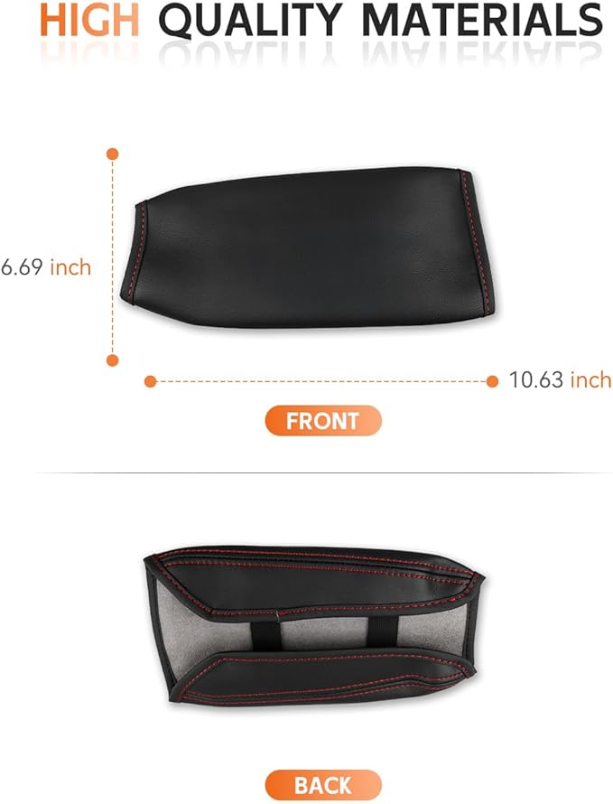 CDEFG for 2020-2025 Audi A5 Center Console Cover Armrest Cover for A5 2020 2021 - Image 7