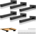 jorohiker heavy duty floating shelf brackets 12 inch,6, main product view