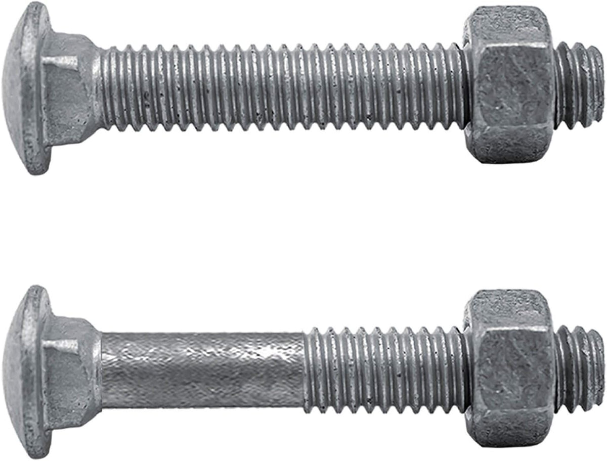 carriage bolts 3/8-16 x 2-1/4": w/nuts galvanized bulk, main product view