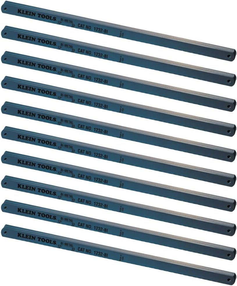 klein tools 1232bi hacksaw blades, bi-metal replacement blades, main product view