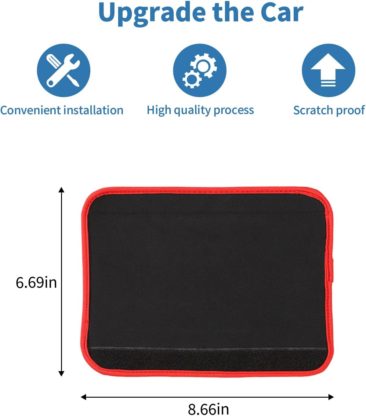 for Jeep JK Passenger Grab Handle Protector Cover Fit for Jeep Wrangler JK JKU 2011-2017 Black Red Interior Accessories 1pc