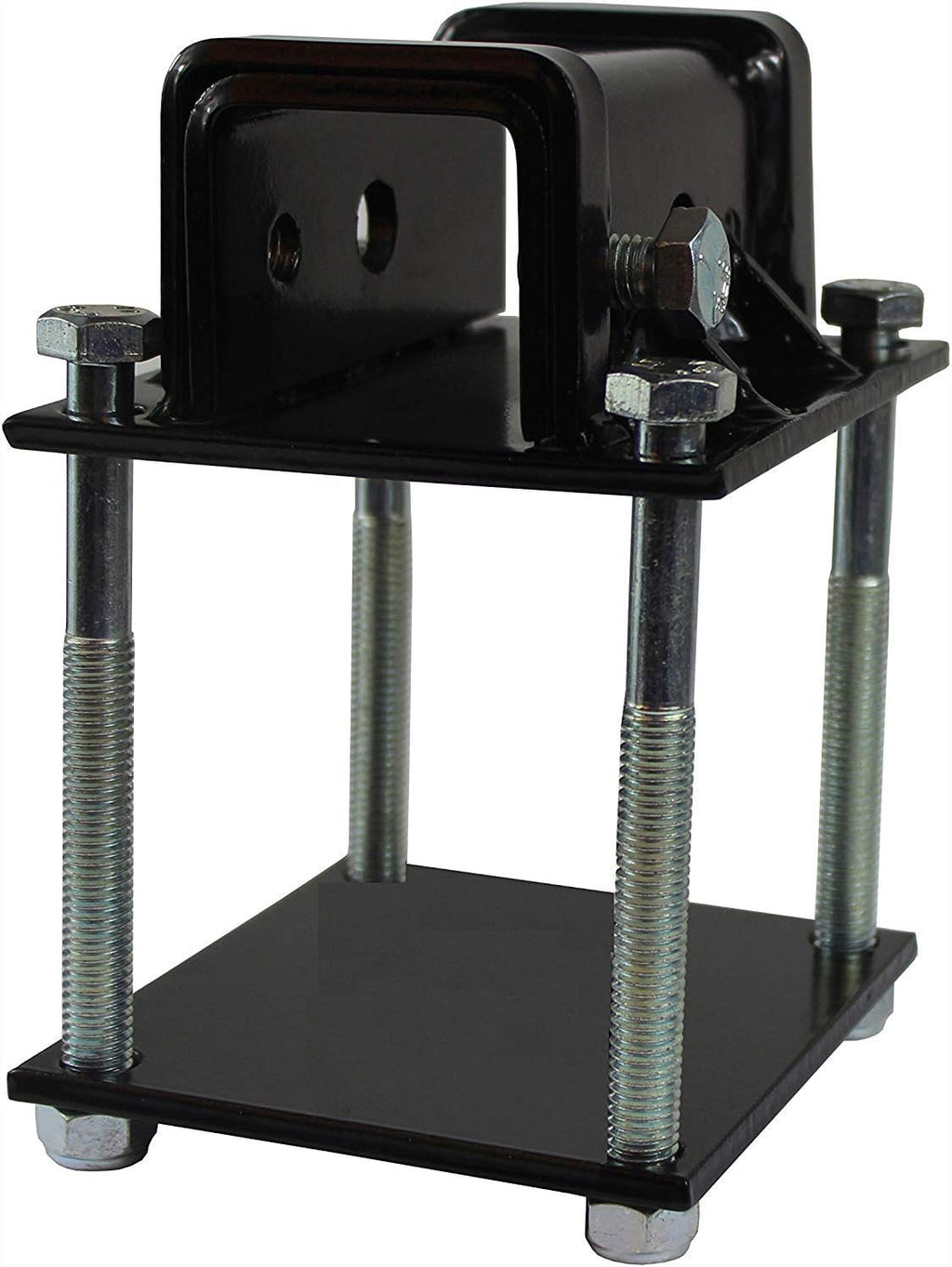 MaxxHaul Aluminum Cargo Carrier 500 lb. Capacity with 2" Hitch Receiver Adapter for RV Bumper 200 lb. Capacity