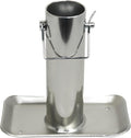 Jeremywell Trailer Jack Detachable Foot Plate 5000 lbs Capacity with Pin Base for A-Frame Boat RV Camper 7-1/2”” Tube Length