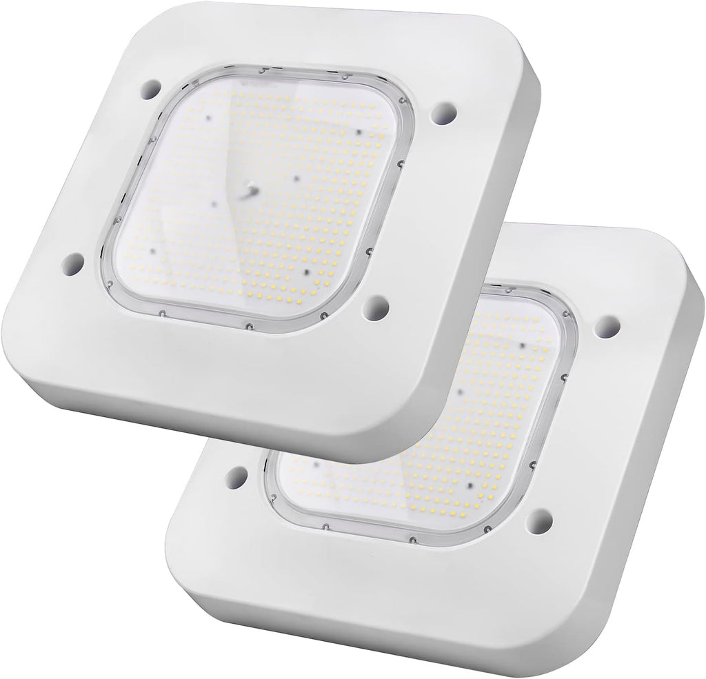 OSTEK 2 Pack LED Gas Station Canopy Light, 150W Carport Ceiling Light 5700K