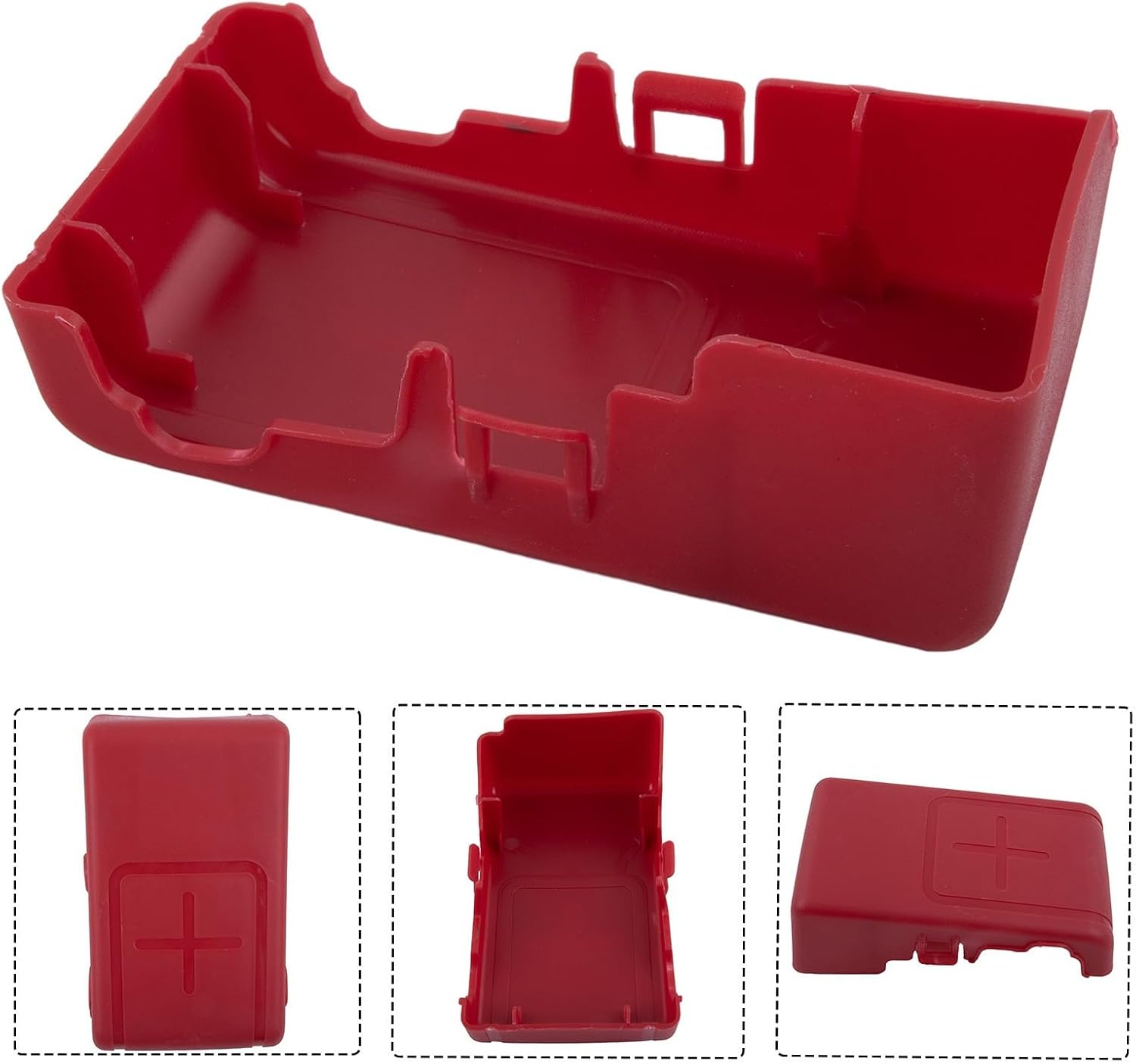 ABS Car For Battery Terminal Cover,Quick Release Fused Distribution Box Lid,Easy Install Protective Cap For Auto Electrical System (Cover Only)