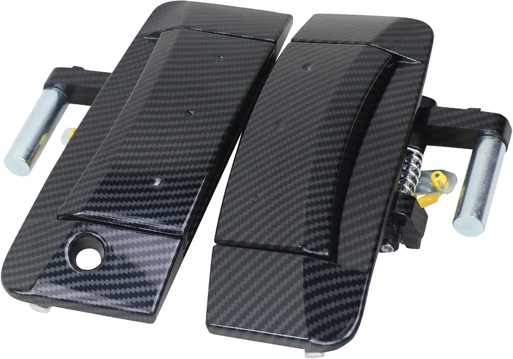 APPERFiT 350Z Exterior Door Handle Carbon Fiber Compatible with Nissan 350Z Left Driver Side & Right Passenger Side Door Panel 2003-2009 Replaces 80607-CD41E 80606-CD01E
