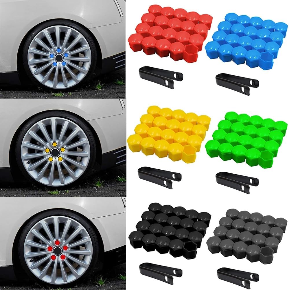 20 Pcs Decorative Caps Car Wheel Nuts for Jeep Grand Cherokee 2023-2026,Plastic Wheel Nut Protective Covers Meticulous Workmanship, Grey-21mm