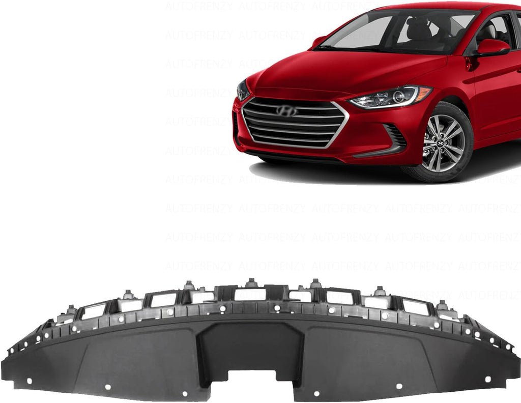 AUTOFRENZY- Front Radiator Support Cover Compatible with Hyundai Elantra 2017-2018 | DIRECT REPLACEMENT | Textured | 86356f3000 | HY1224110