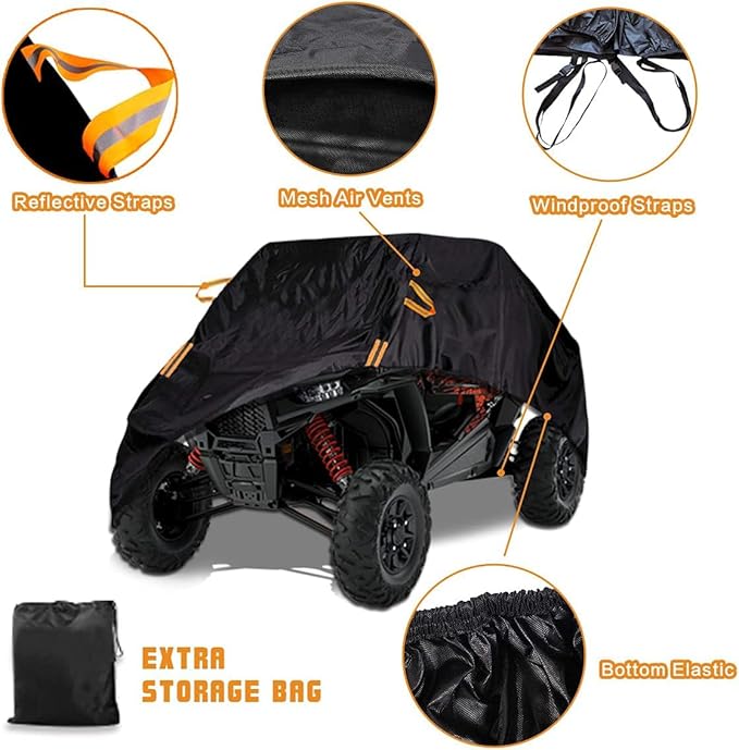 UTV Cover Waterproof Heavy Duty Oxford Cloth All Weather Protection Covers
