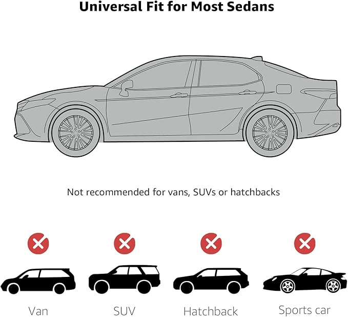Amazon Basics Silver Weatherproof Car Cover - Image 7