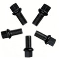 5Pcs WHT002437 Wheel Lug Nut Bolts M14x1.5 8D0601139D Wheel Lug Bolt | Replacement for VW Golf Jetta Passat Beetle CC for Audi A3 A4 A5 A6 A7 Quattro A8- Front or Rear Side (Black)