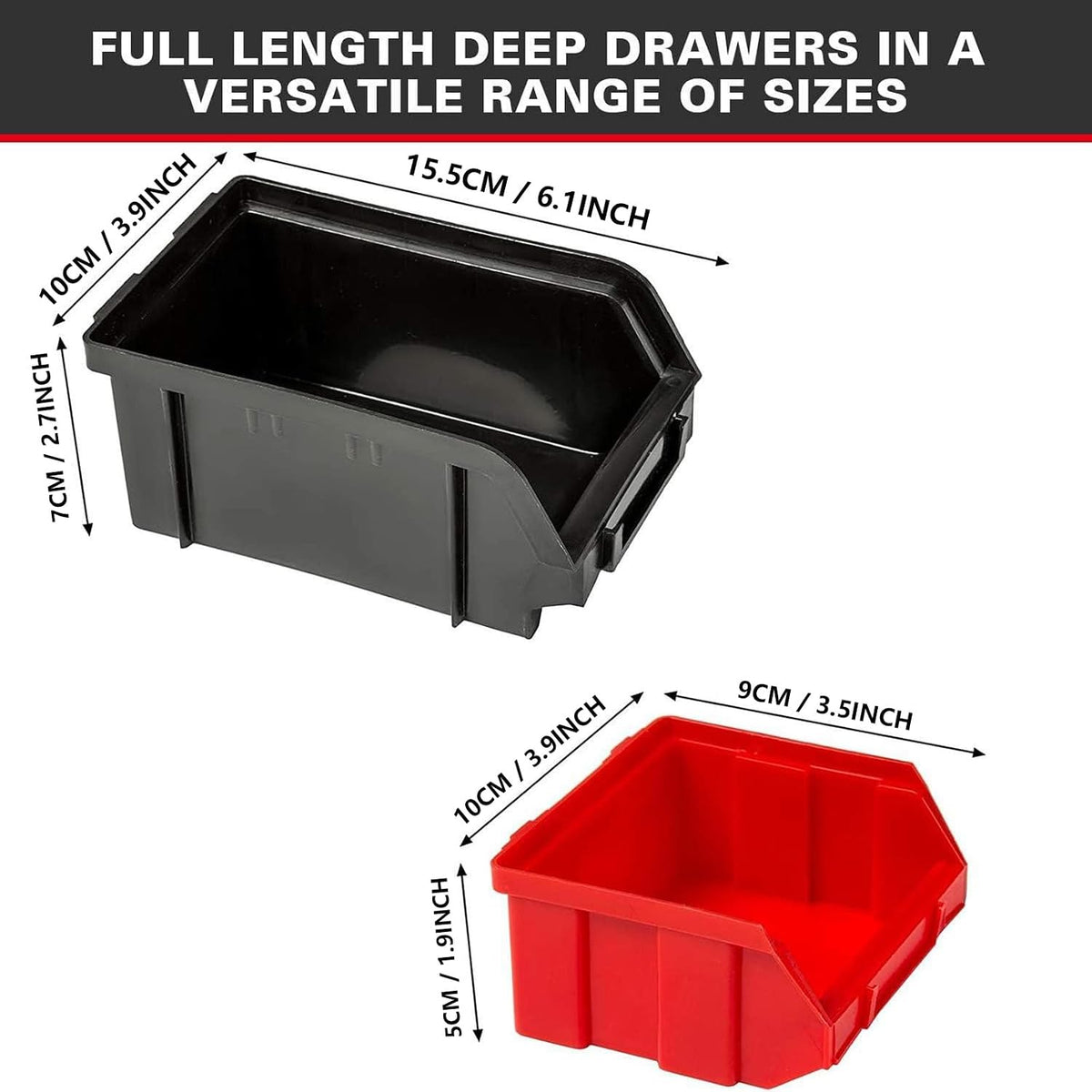 wall mounted storage bins, 30 wall mount tool, close-up detail