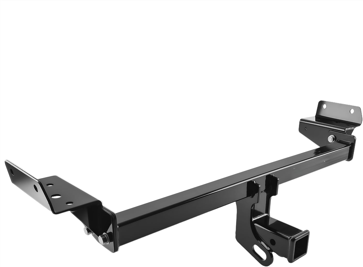 Carbon Steel Class 3 Hitch Receiver 2 Inch Bolt On Towing Hitch Compatible with Ford Edge Lincoln MKX Nautilus, Supports 5000lbs GTW 750lbs TW