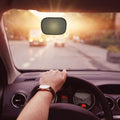 Car Window Shades, 2 Packs Mini Car Sun Shade for Front/Rear Window/Windshield, See Through Cling Window Blocker, Mesh Window Cover Screen Sun Glare 9.2"x6.9" Universal Fit