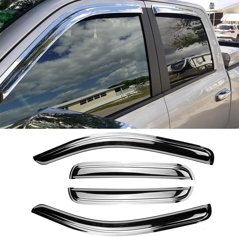window visors for 09-18 ram1500 crew cab;19 ram1500, main product view