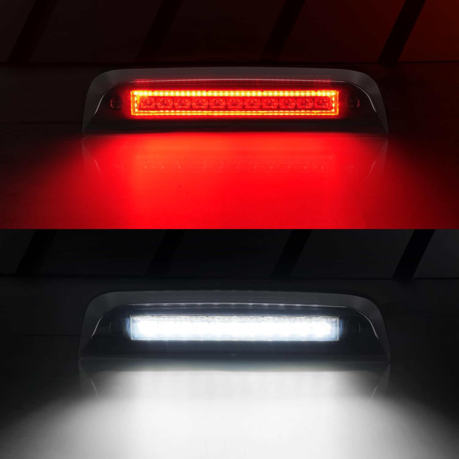 SUPAREE Third Brake Light Fit for 2014-2018 GMC Sierra/C-hevy Silverado 1500 2500HD 3500HD LED 3rd Brake Light Accessories Red LED Strobe Rear 3rd Brake Cargo Lights High Mount Stop Light