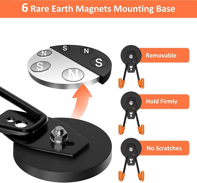 ENUODA Strong Magnetic Hooks Heavy Duty - Image 2