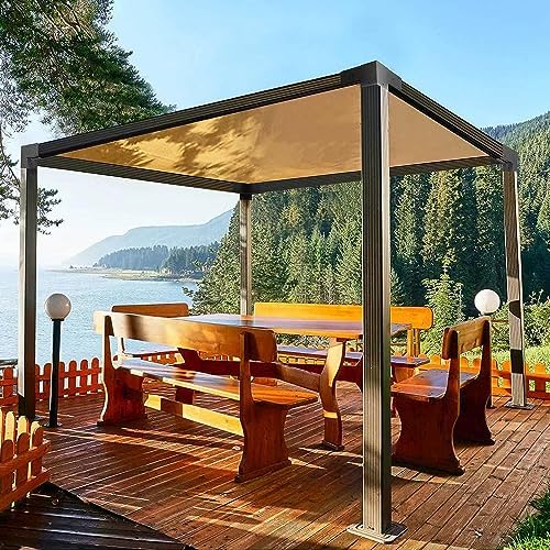 pergola brackets kit for 4x4 wood beams, 3.58'', view 9