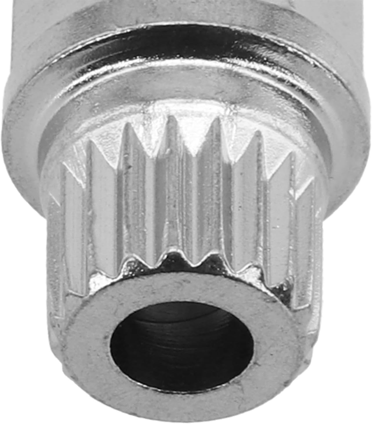35/19PT Hollow Anti Theft Wheel Lock Lug Nut Removal Key Single for custom for BMW, Steel Construction, Rustproof Design, Silver Tone Finish