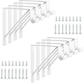 heavy duty closet shelf & rod brackets, wall, main product view