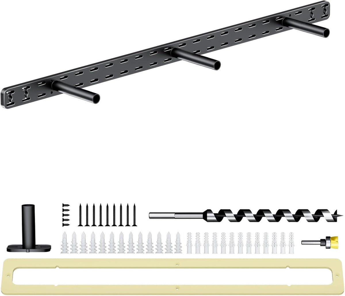floating shelf hardware heavy duty hidden shelf brackets, main product view