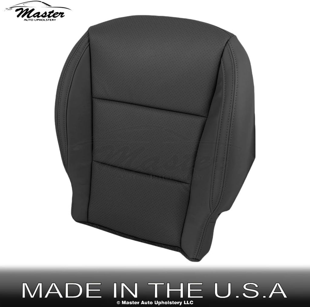 Master Auto Upholstery 2012-2019 fits Hyundai Santa Fe Genuine Leather Front Driver Bottom Cover Black