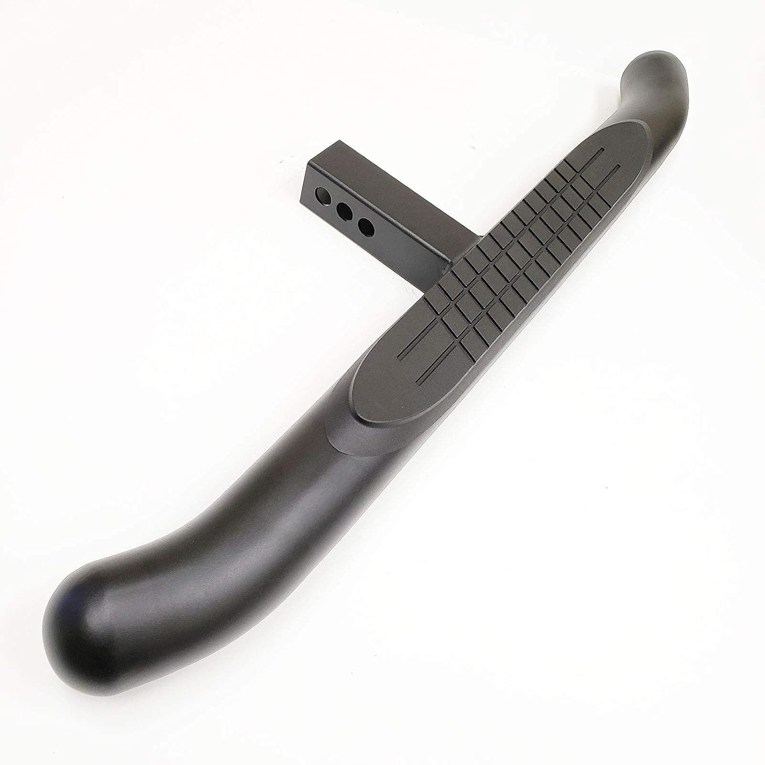 LEDIN 36" Lx3 Hx3 W Towing Hitch Step Bar 2" Receiver Black 3" Round Curved Universal Truck Trailer Rear Bumper Guard