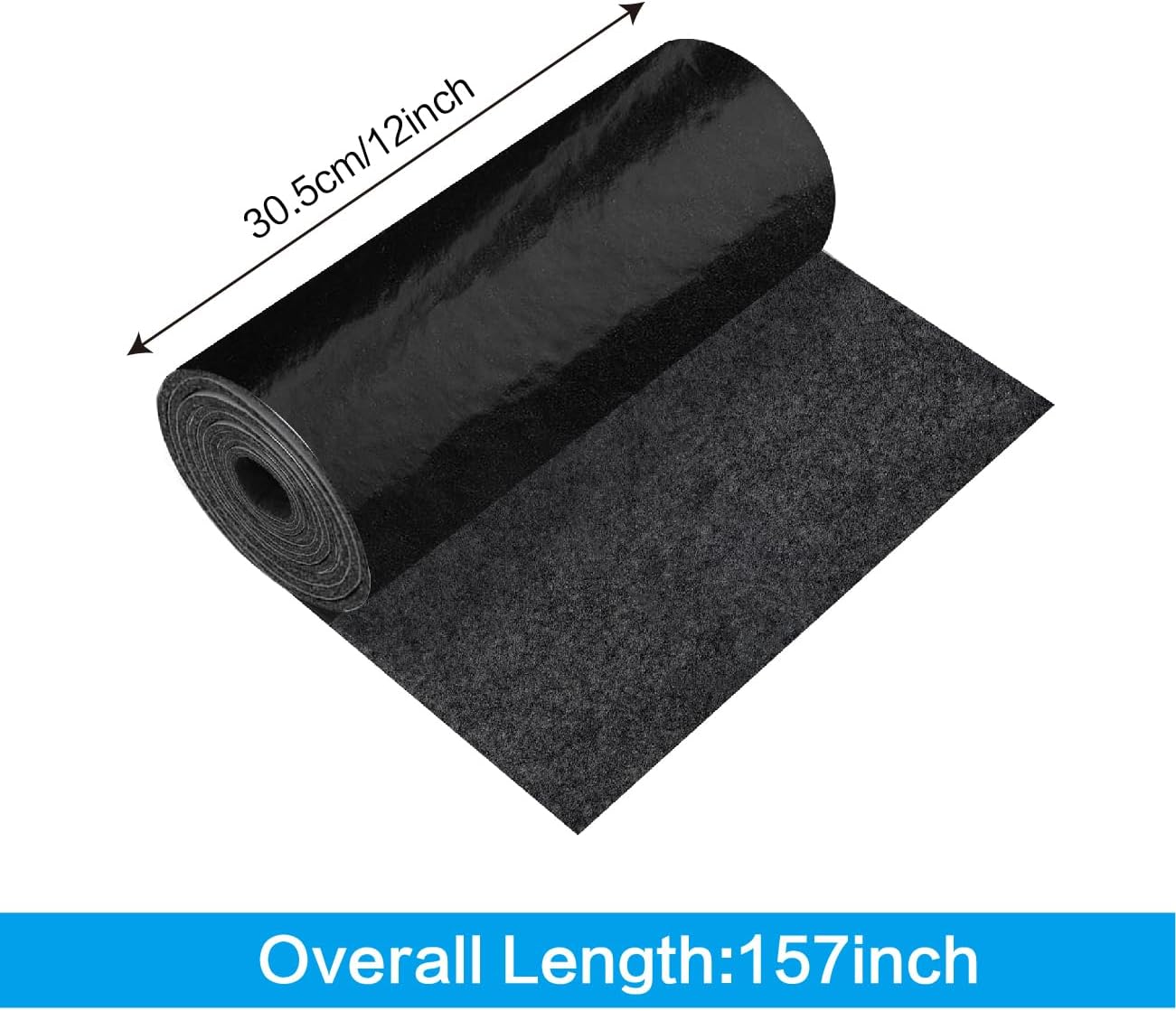 Boat Trailer Bunk Carpet 12 Inch x13Ft, Waterproof Marine Mat, Non-Slip Dirt Resistant for Boat Trailers, Docks, Ramps Ideal for Boat Owners and Marine Enthusiasts