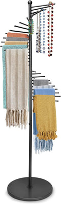 scarf rack freestanding metal scarf display stand spiral, main product view