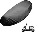 Universal Motorcycle Seat Cover, Waterproof Sunproof Wear-Resistant Oxford Cloth Saddle Protector, All-Season Dustproof Anti-Slip Seat Cushion Replacement Cover for Scooters Mopeds Bikes (Black)
