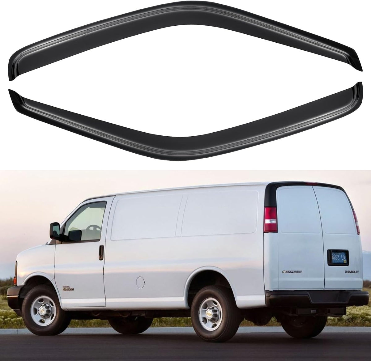 Window Visors Rain Guards Shield