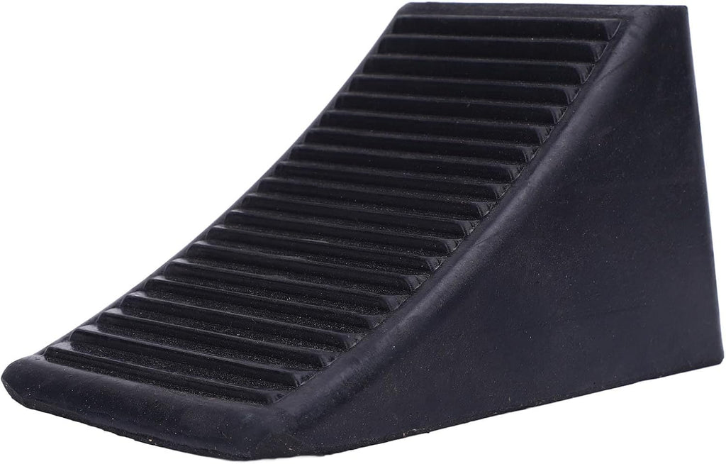 Wheel Chock, Heavy Duty Rubber Tire Stopper, 1-3 Tons Load Capacity, Wheel Wedge for Car Travel Trailer RV Truck ATV, 6.30x3.94x3.94in Stop Block