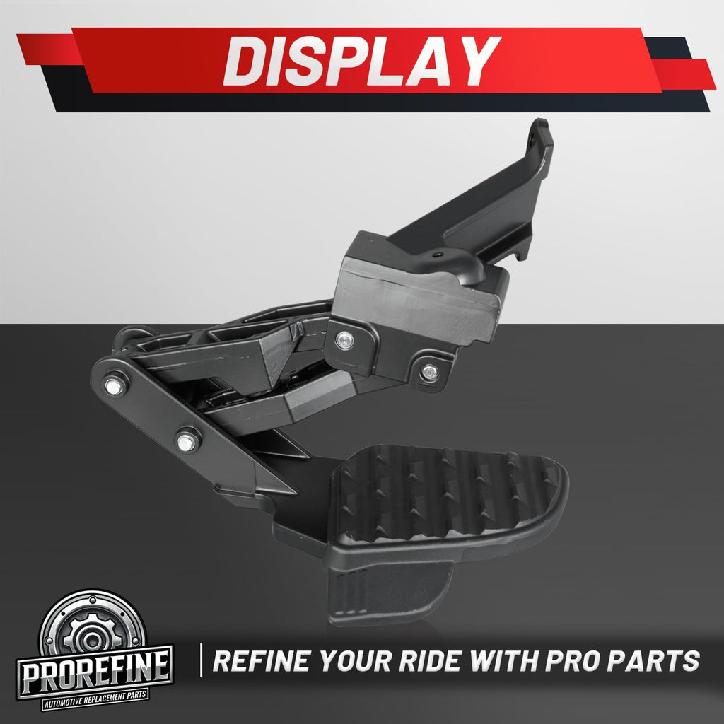 82215842AG Upgraded Rear Bed Step Retractable Bumper Step Compatible with 2019-2024 Ram 2500 3500 Truck Folding Truck Tailgate Step Replace 82215842AC 82215842AD 82215842AE 82215842AH