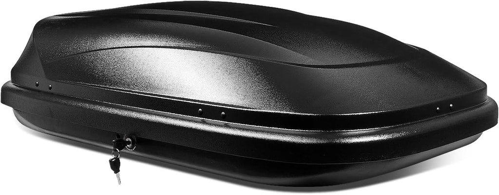 Rooftop Cargo Carrier for Car Storage - Roof Rack Style Carrier - Heavy Duty Hard Shell Car Top Carrier Weatherproof Storage - 11 Cubic Ft 110 Lb Capacity, Black