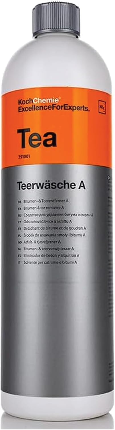 KOCHCHEMIE Koch-Chemie -Teerwäsche A (Tea) - 1 Liter - Road Fallout and Tar Remover - Solvent-Based Cleaner - Free from Halogenated Hydrocarbons and NTA