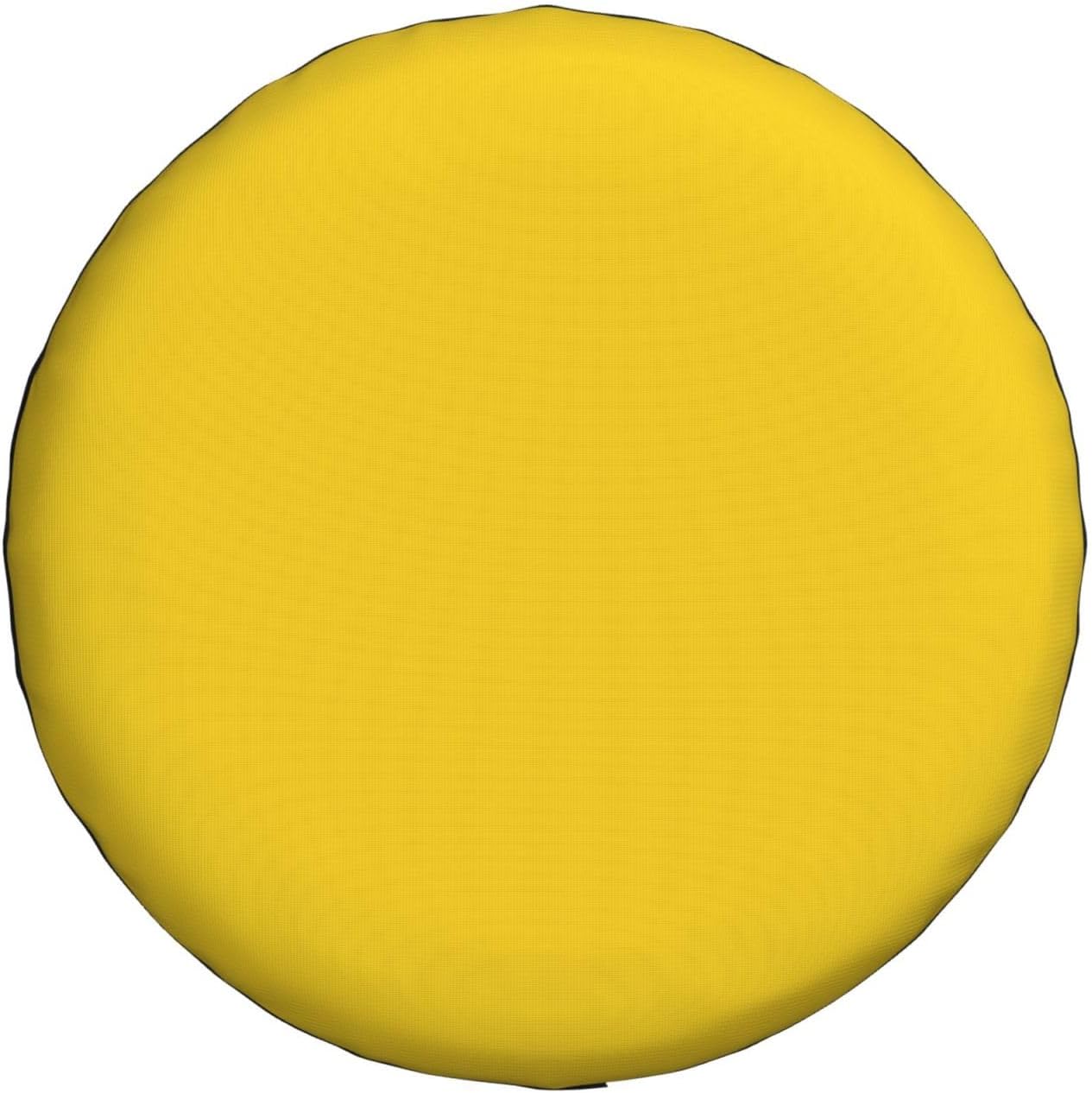 Gold Yellow Print Universal Spare Tire Cover for RV, Jeep | Wheel Protector Fits Rv, Trailer, Jeep, Shield Tires From Sun, Dirt And Rain For Outdoor Storage