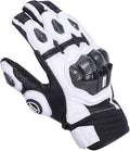 Harssidanzar Breathable Leather Motorcycle Gloves Touchscreen by Harssidanzar