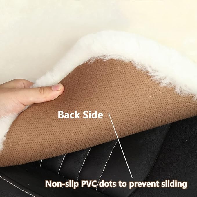 LLB Genuine Sheepskin Car Seat Cushion Seat Covers - Image 6