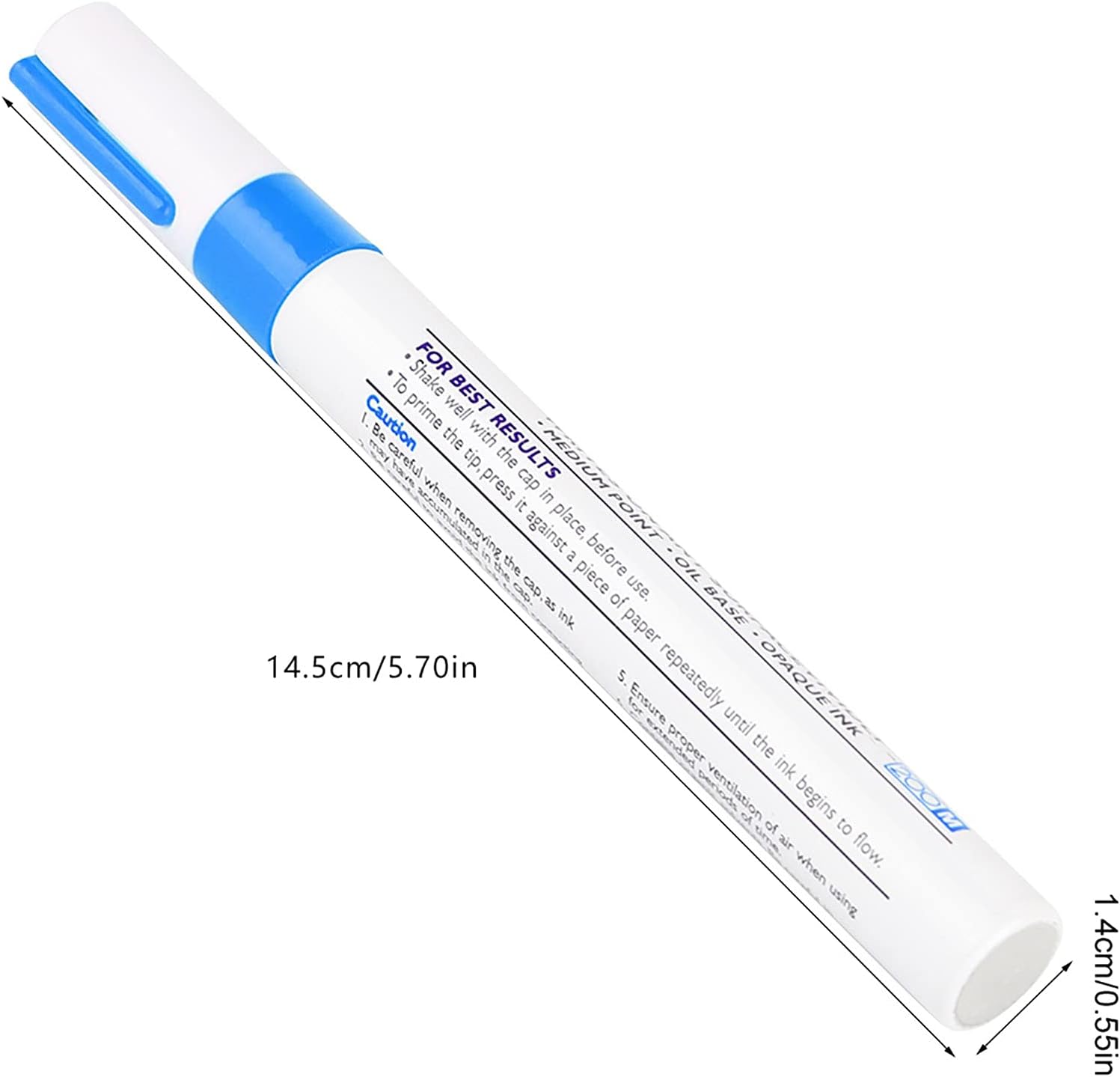 JTLB 1 pcs Professional Car Pencil Tire Paint Pen Mark Pens (Blue)