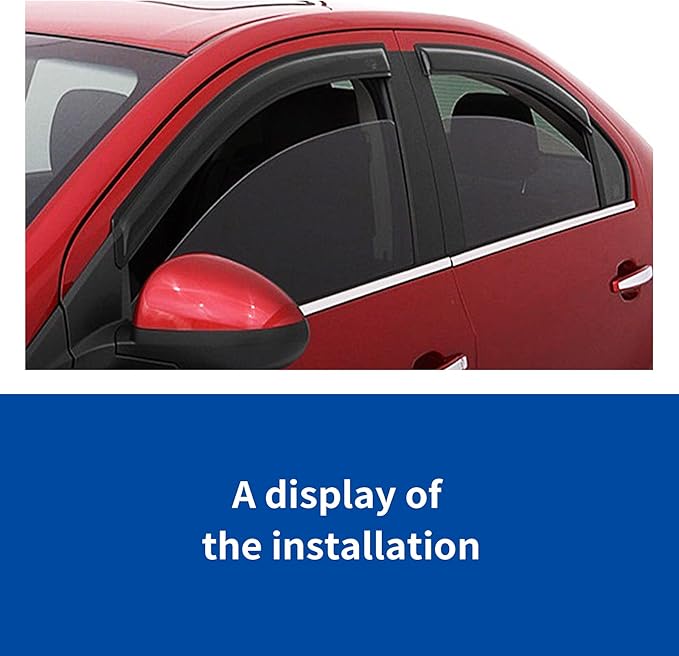 Smoke Sun/Rain Guards Wind Deflector Compatible - Image 8
