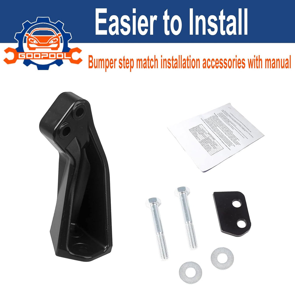 Bed Step Compatible with Tacoma 2012 2013 2014 2015 2016 2017 2018 2019 2020 2021 2022 2023 Folding Truck Step Bumper Tailgate Step # PT392-35100